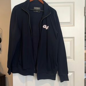 Dark blue Gonzaga sweater jacket zip up